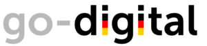 Slenderiser go-digital Förderprogramm Das Logo des go-digital Föderprogramms zur Förderung der Prozessdigitalisierung von kleinen und mittleren Unternehmen der gewerblichen Wirtschaft und des Handwerks.