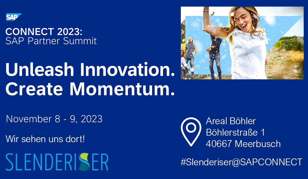 CONNECT 2023: SAP Partner Summit mit Slenderiser