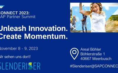 CONNECT 2023: SAP Partner Summit mit Slenderiser